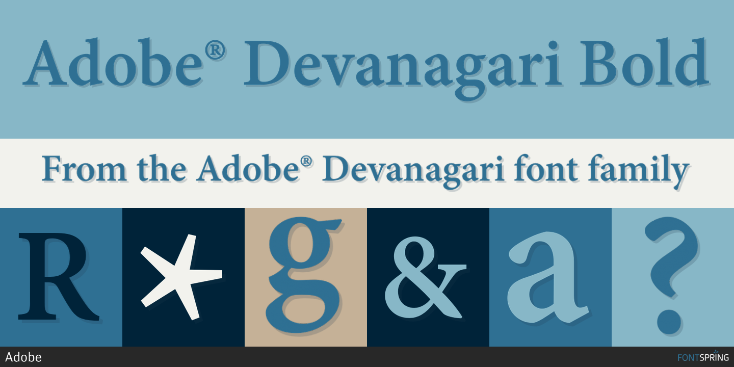 Adobe Devanagari Font Free